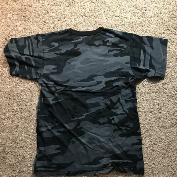 Rothco Navy Blue Camo Tee Shirt - Picture 4 of 6